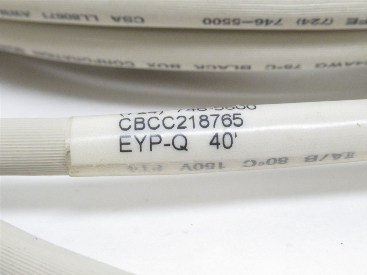 Black Box CBCC218765-EYP-Q; Network Cable; 40' Long; 13-Pin