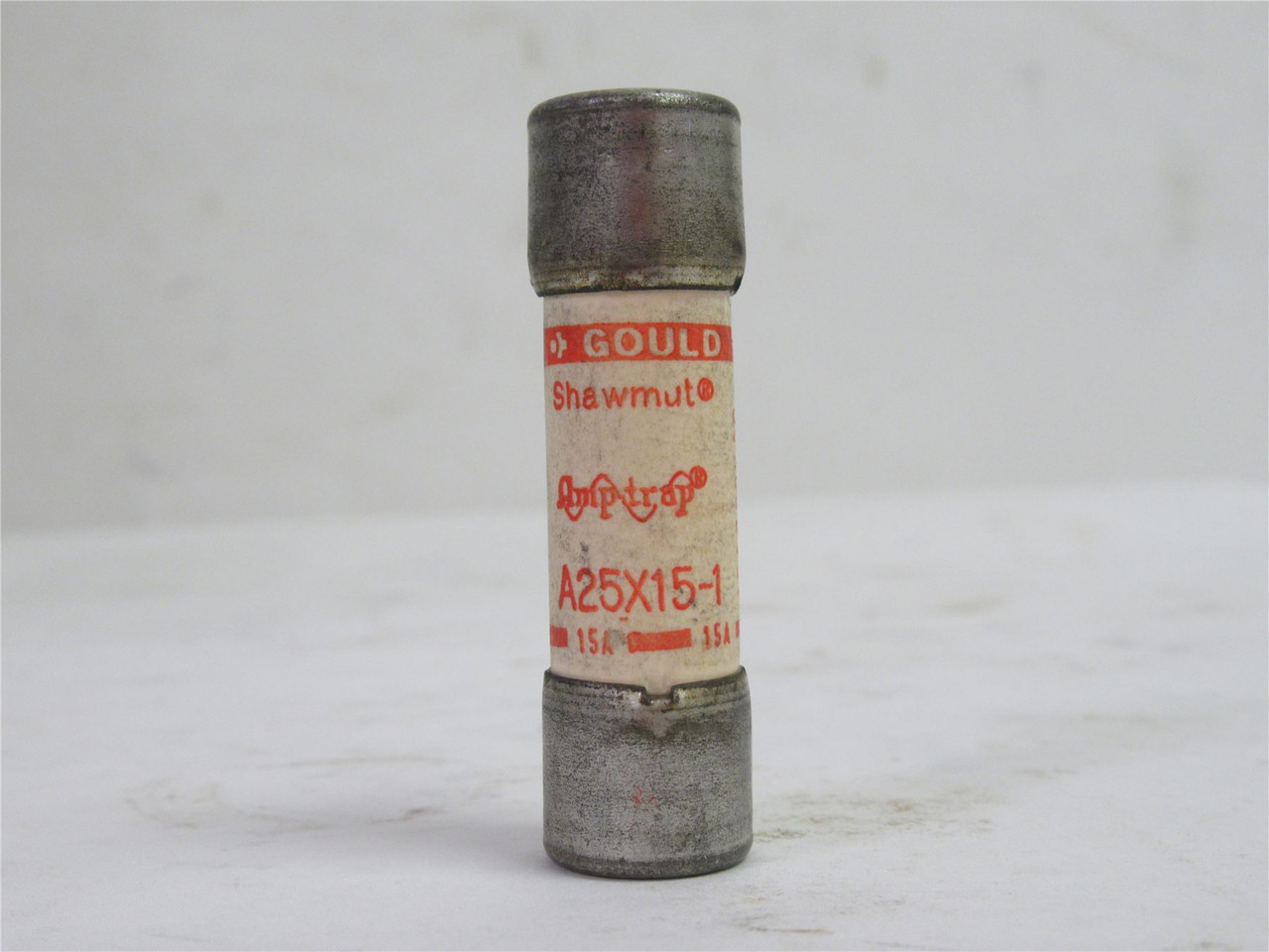 Gould A25X15-1; Lot-4 Ferraz Fuse; 15A; 300VAC