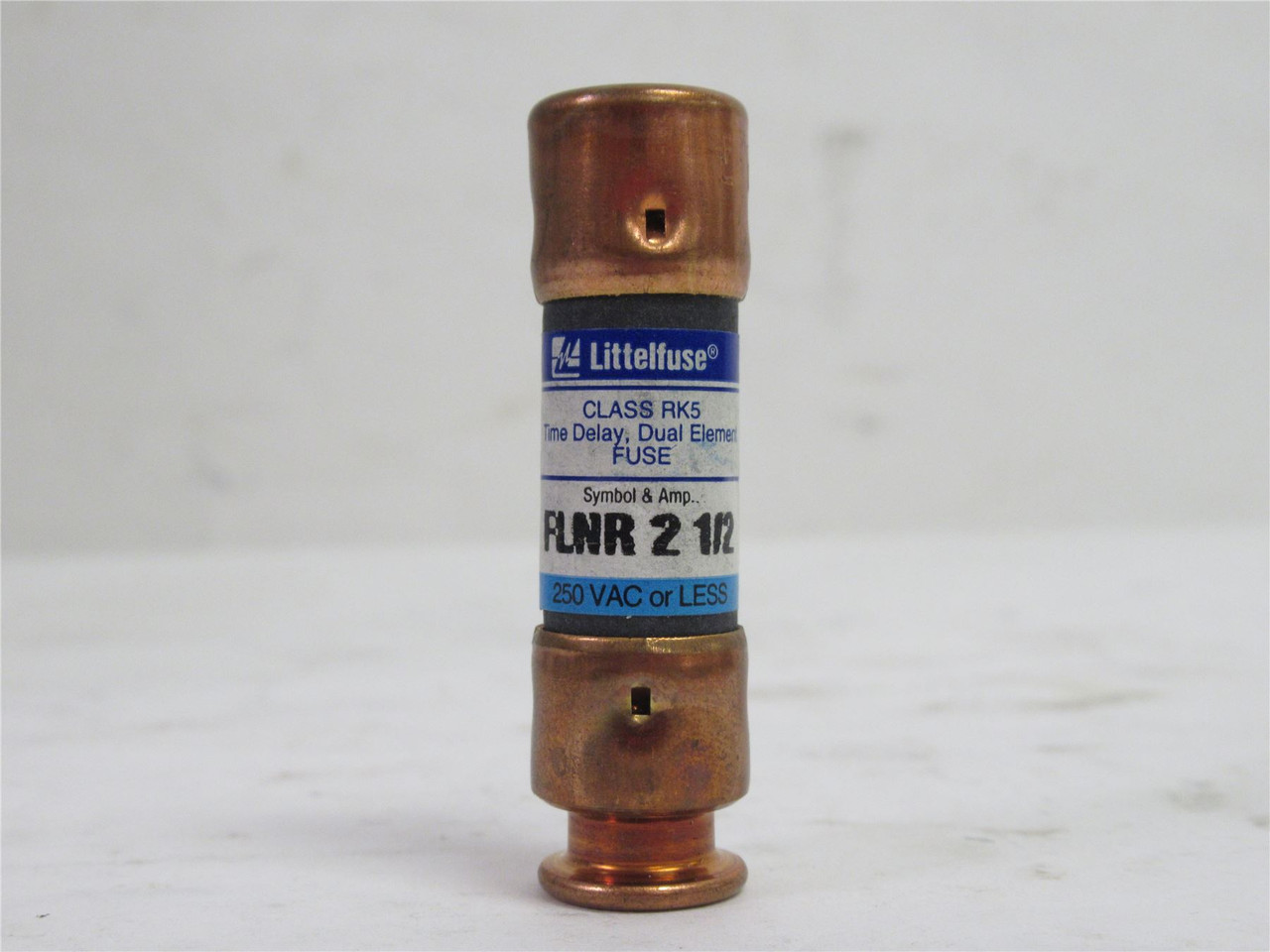 LittelFuse FLNR-2-1/2; Lot-4 Time Delay Fuse; 2-1/2A; 250VAC