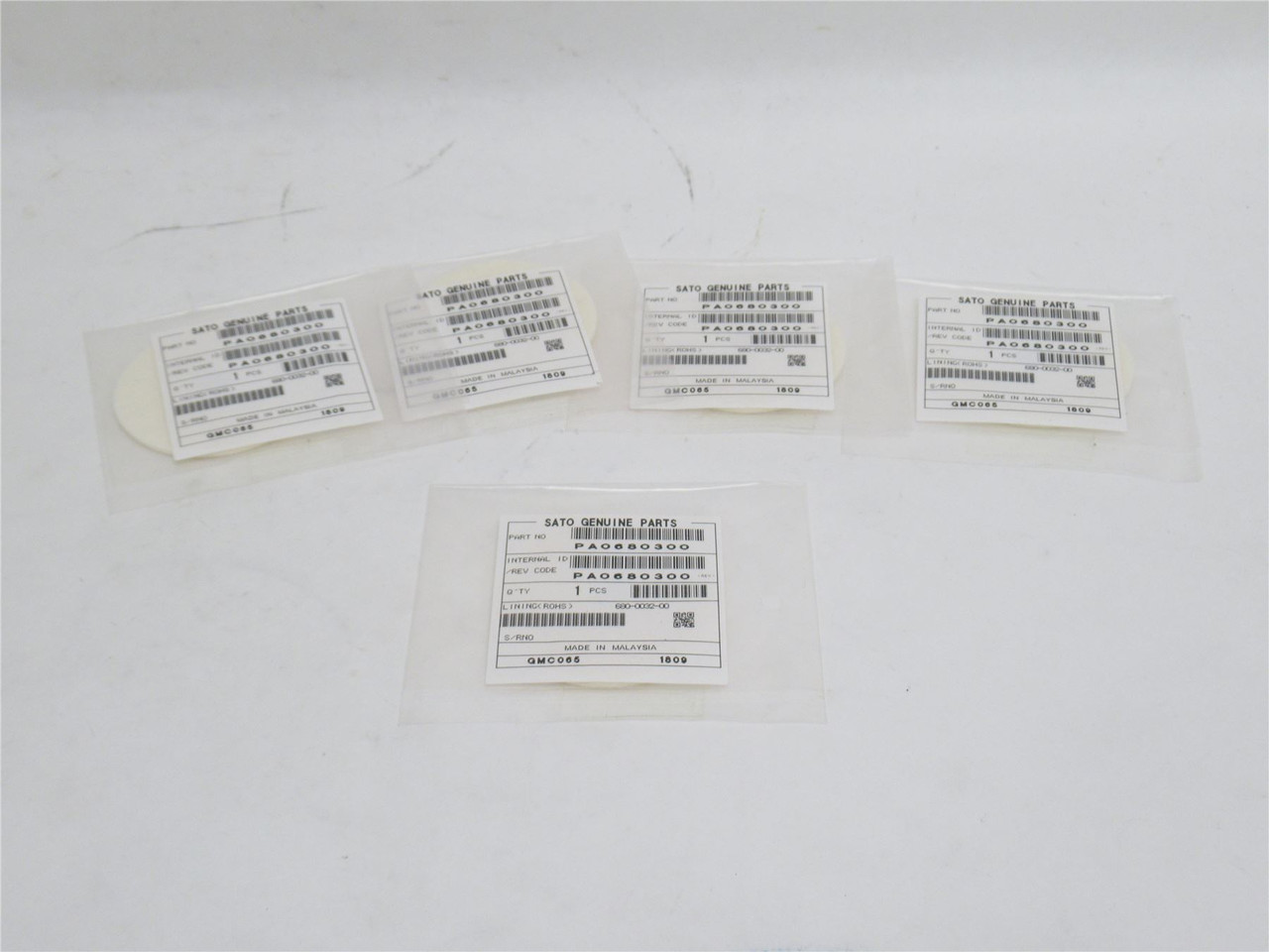 Sato PA0680300; Lot-5; Felt Friction Washers