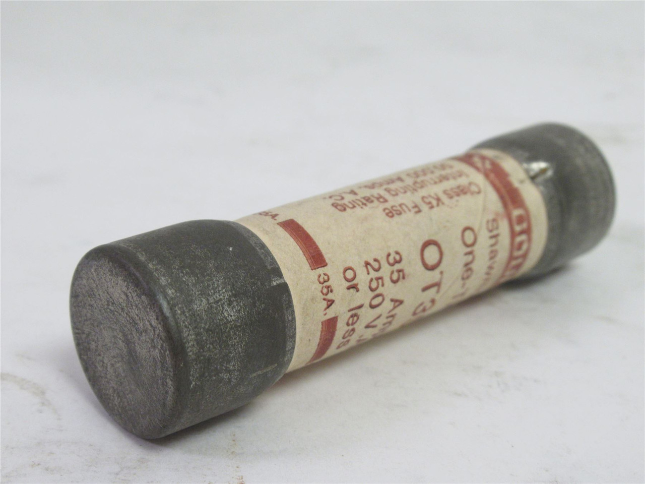 Gould OT35; One-Time Fuse; 35A; 250VAC