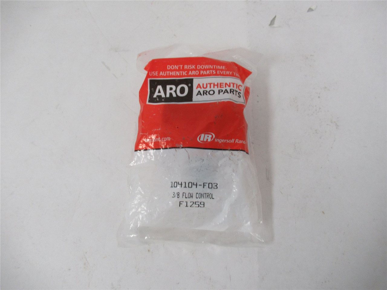 Ingersoll Rand 104104-F03; Flow Control Valve 3/8"