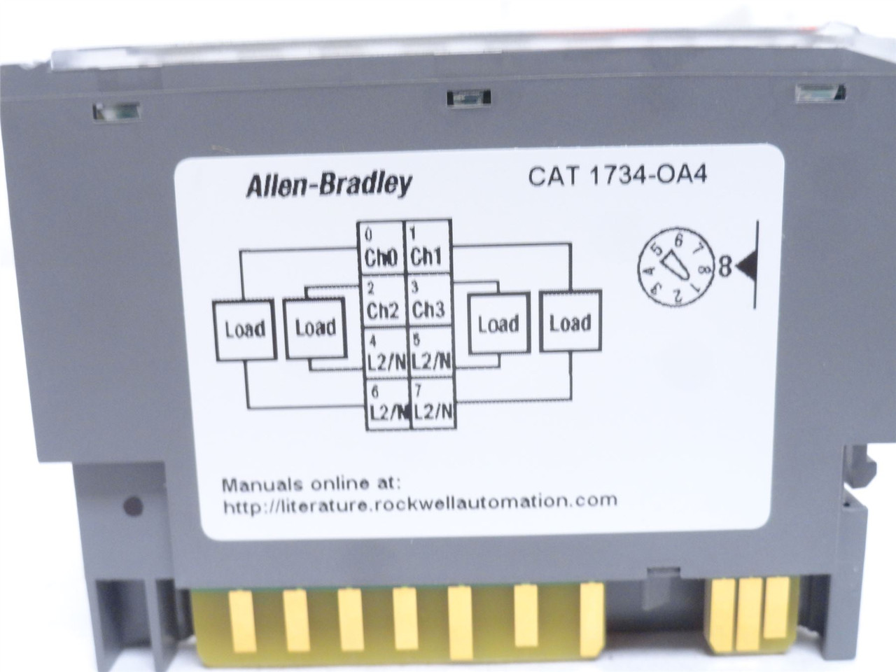 Allen-Bradley 1734-OA4; Digital Output Module; 5VDC; 75mA In