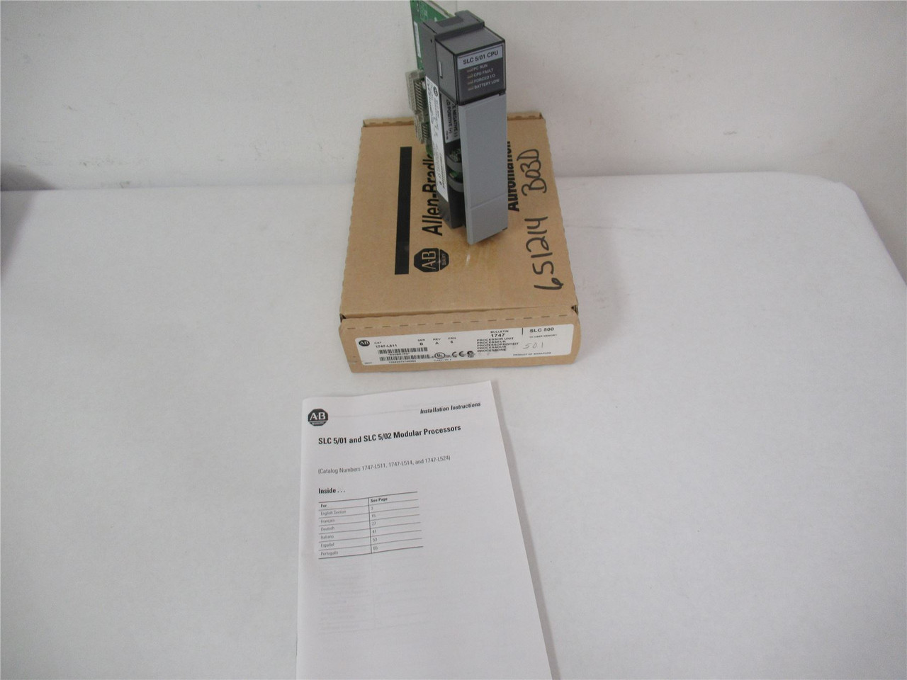 Allen-Bradley 1747-L511; Processor Controller 5-24 VDC 1K