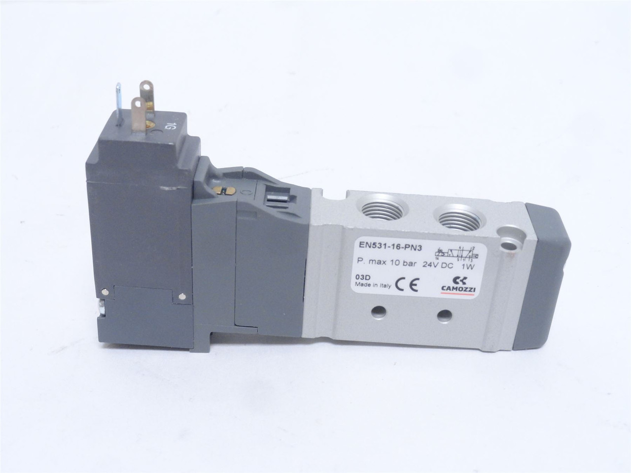 Camozzi EN531-16-PN3; Solenoid Air Valve;10BAR; 24VDC; 3-Wire