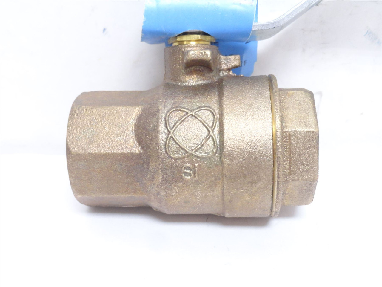 Nibco T-585-80-LF-1; Lead-Free Bronze Ball Valve; 1NPT