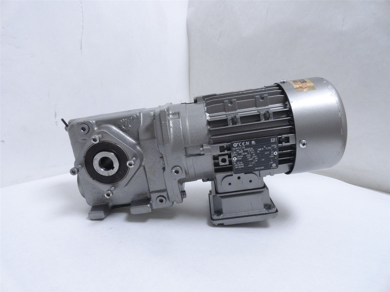 Nord SK02040AZBDH-71L/4CUS; AC Gearmotor; 13.27:1 Ratio; 1/2HP