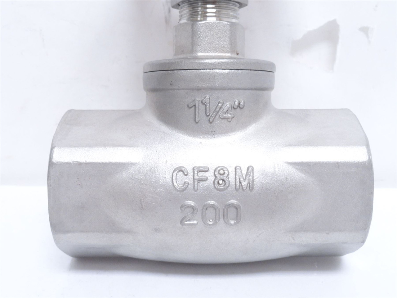 Sharpe 40276-1-1/4; Globe Valve; SS-316; 1-1/4NPT; 200PSI