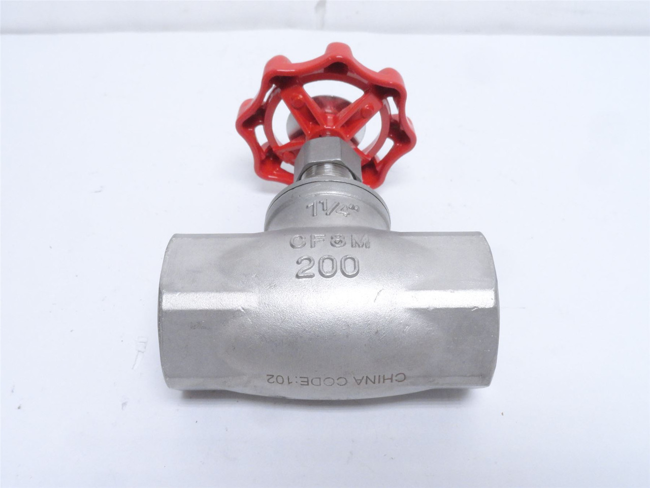 Sharpe 40276-1-1/4; Globe Valve; SS-316; 1-1/4NPT; 200PSI