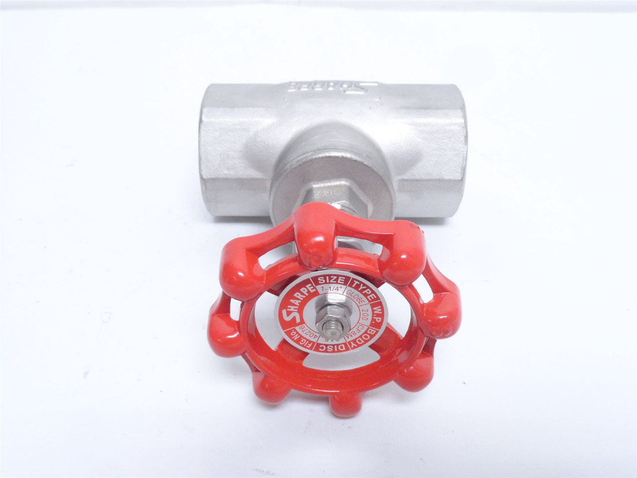 Sharpe 40276-1-1/4; Globe Valve; SS-316; 1-1/4NPT; 200PSI