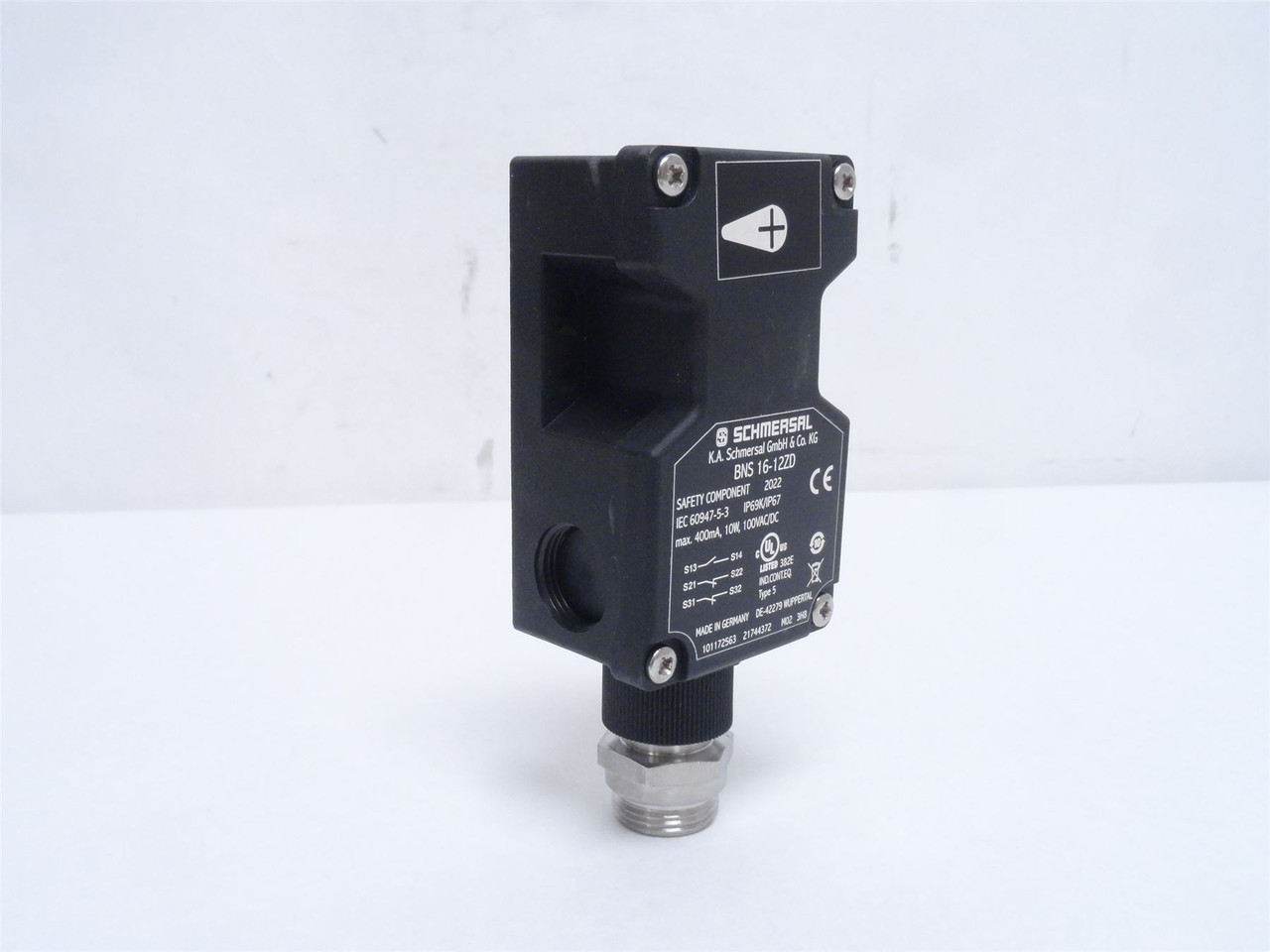 Schmersal BNS-16-12ZD; Coded Magnet Safety Sensor 1-NO; 2-NC