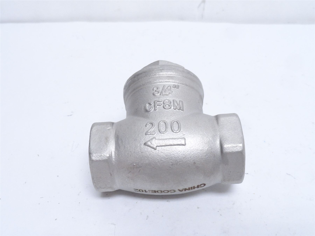 Sharpe 20276-3/4; Swing Check Valve; SS-316; 3/4NPT