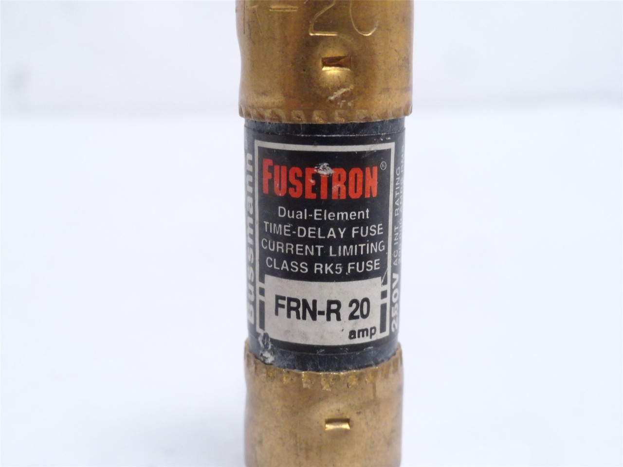 Bussmann FRN-R-20; Time Delay Fuse; 20A; 250VAC