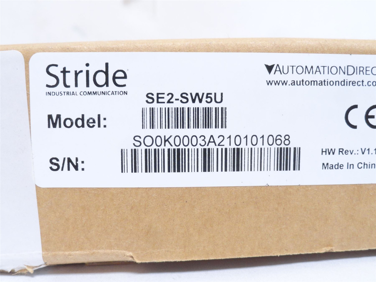 Stride  SE2-SW5U; Ethernet Switch; 5-Port; RJ45; 9-60VDC