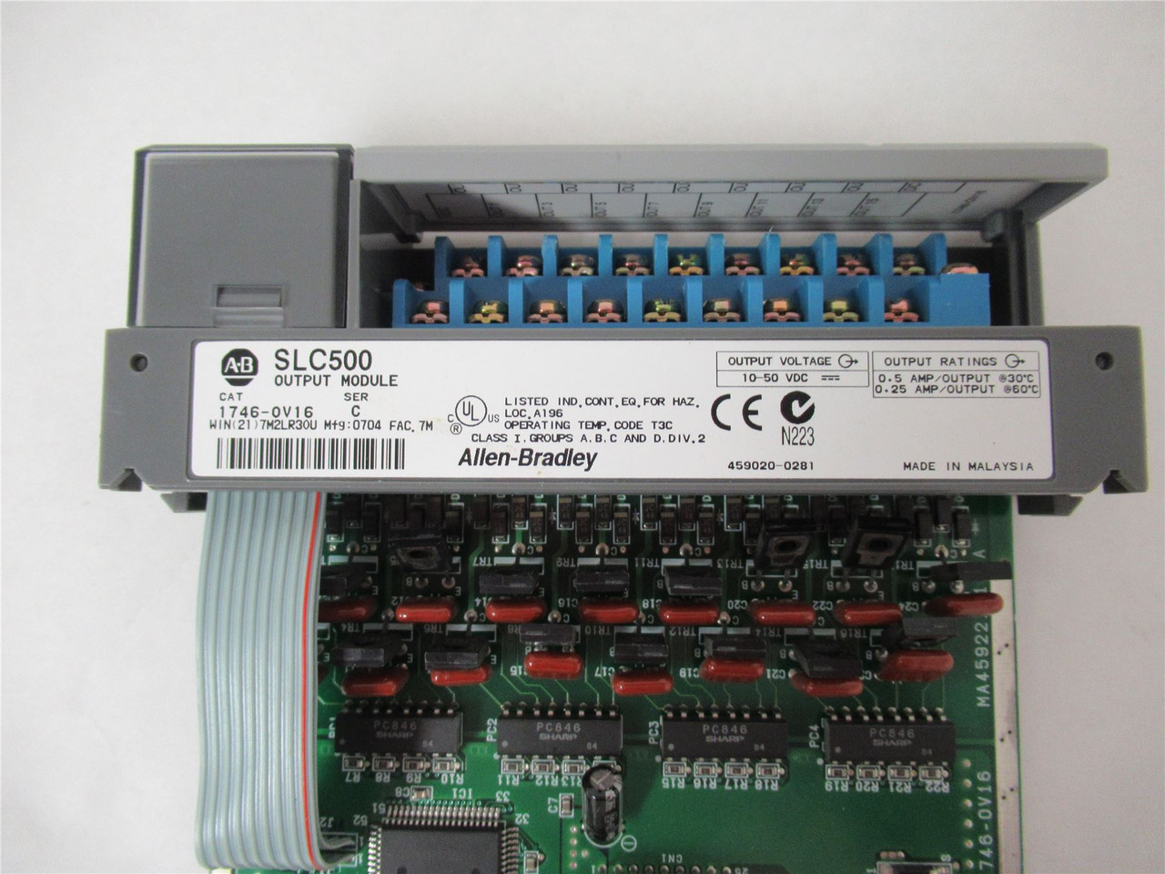 Allen-Bradley 1746-0V16; Output Module 16 Channel 10-50VDC