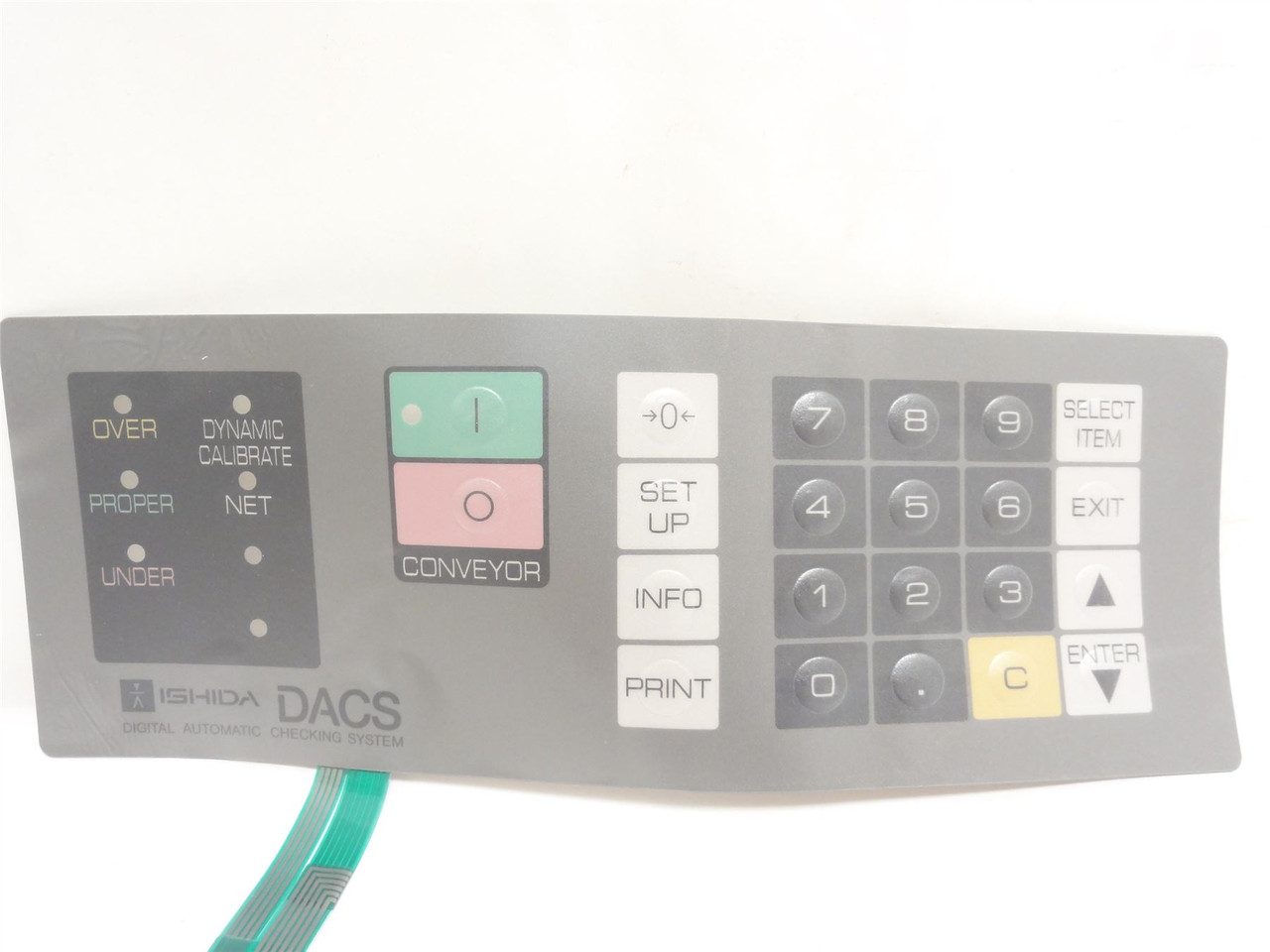 Ishida X48797511; Keypad Switch Membrane