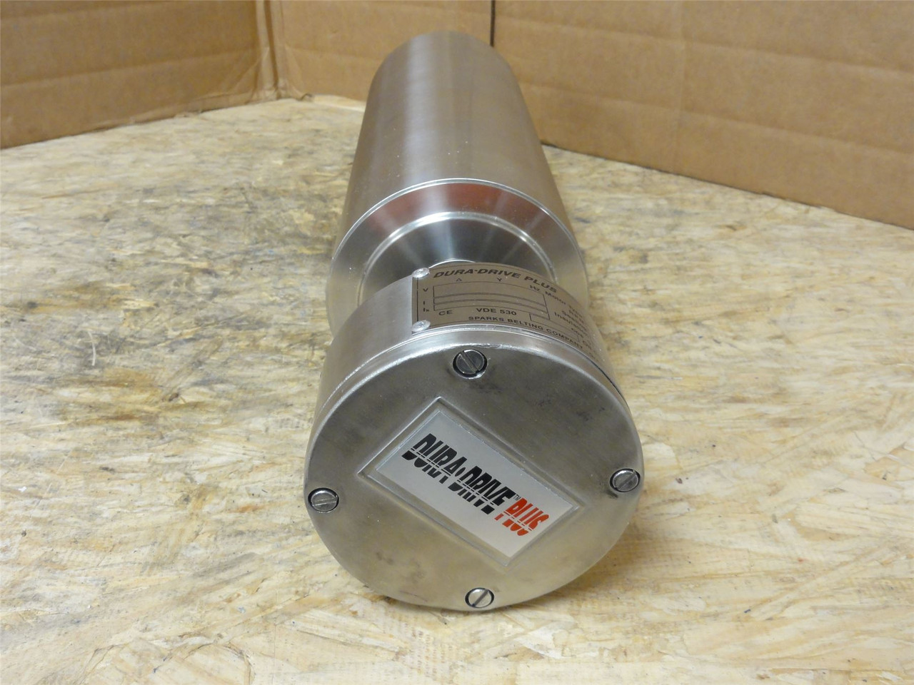 Sparks Belting 4.39; Drum Motor 12"W x4.5"OD 47ft/min 230/460