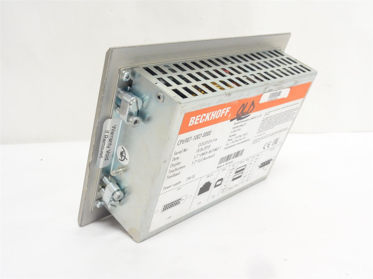Beckhoff CP6907-1002-0000; Operator Panel 5.7" Diagonal; 24VDC
