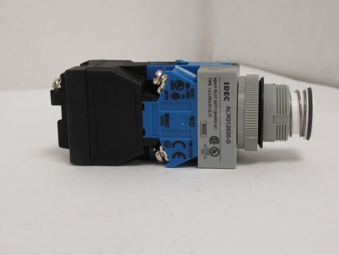 Idec ALW212620-G; Green Illuminate Push Button Switch; 120VAC