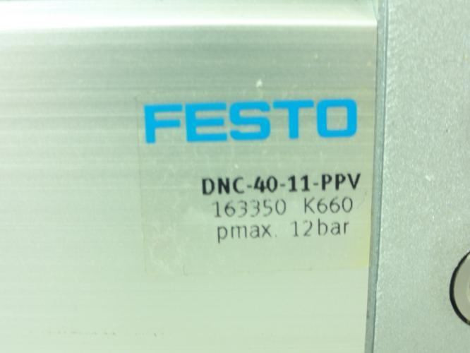 Festo Corp DNC-40-11-PPV; Pneumatic Cylinder 1-1/4"ID x 1.1"Stk