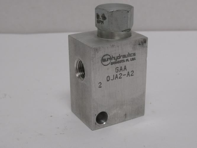 SUN GAA-0JA2-A2; Aluminum Line Mount Manifold; 1/4NPT