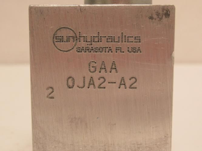 SUN GAA-0JA2-A2; Aluminum Line Mount Manifold; 1/4NPT