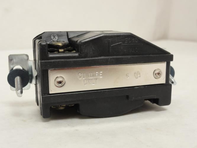 Cooper CWL620R; Black Locking Receptacle; 20A; 240VAC; 2P