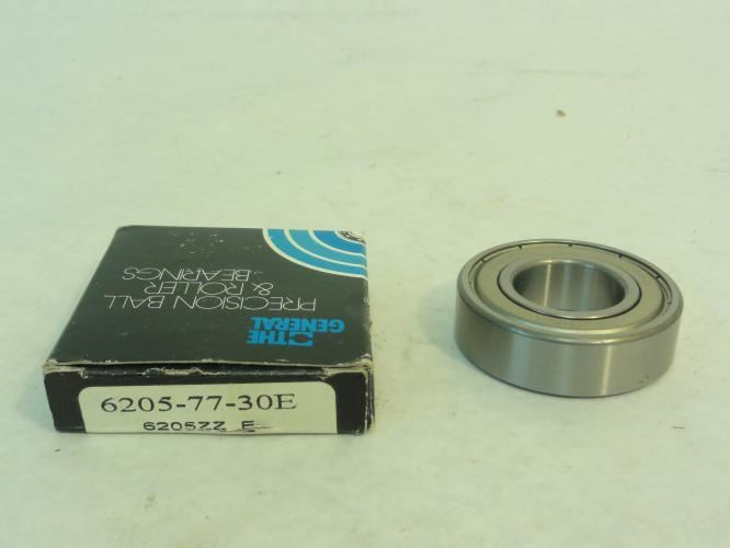 GBC 6205-77-30E; Ball Bearing; 25mm ID; 52mm OD; 15mm Width