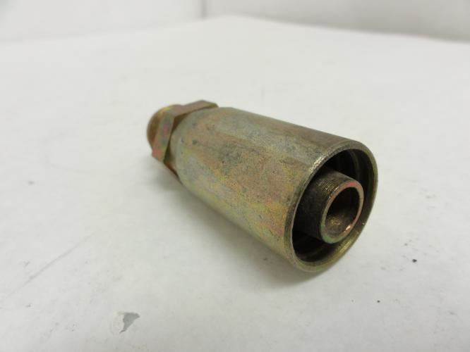 MFG- HY08-SY08; Crimp Coupler 1/2 JIC to # 8 Hose