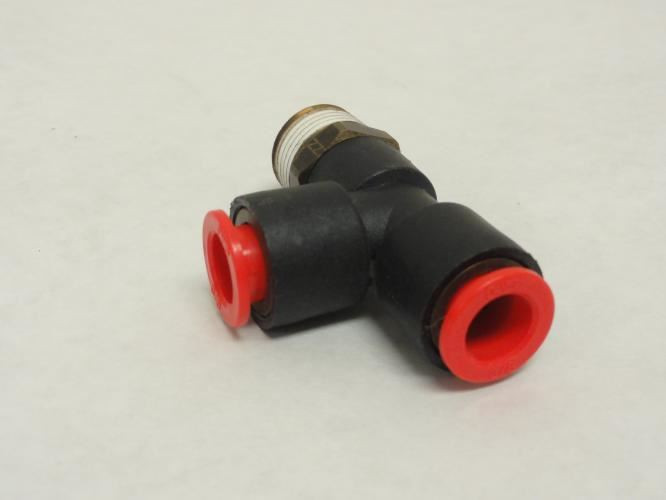 SMC KQY11-36S; Tee Fitting; 3/8" Tube x2 To 3/8 MNPT
