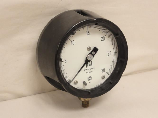 US Gauge 155007; Pressure Gauge; 0~30psi; 1/4 NPT; Ser: 1980