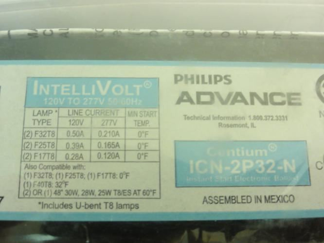Philips ICN-2P32-N; Ballast; 120/277V