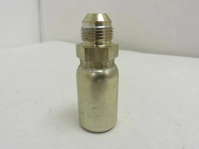 Parker 103HY-8-8; Crimp Coupler 1/2 JIC to # 8 Hose