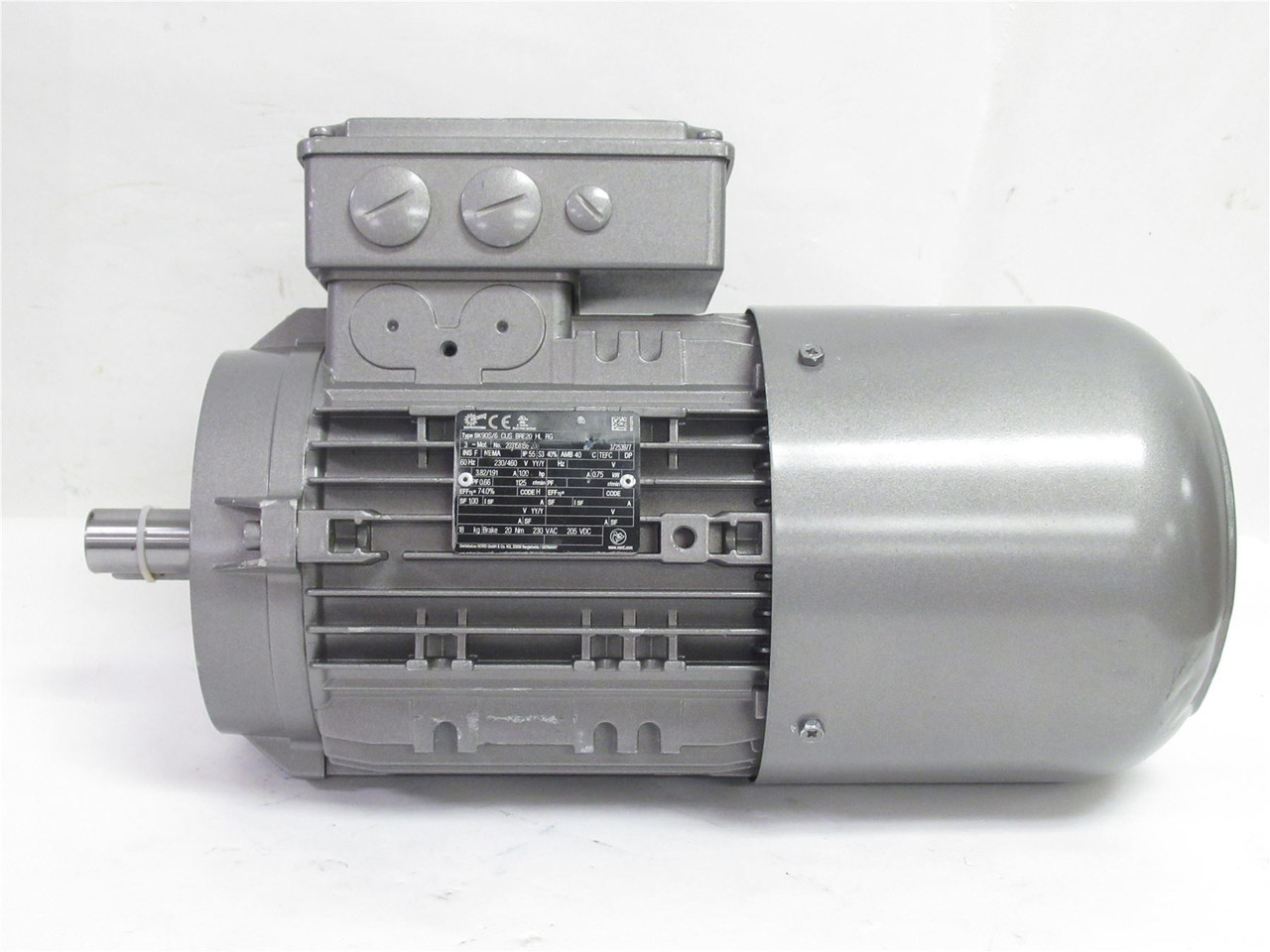 Nord SK90S/6 CUS BRE20 HL RG; Brake Motor; 1HP; 230/460VAC