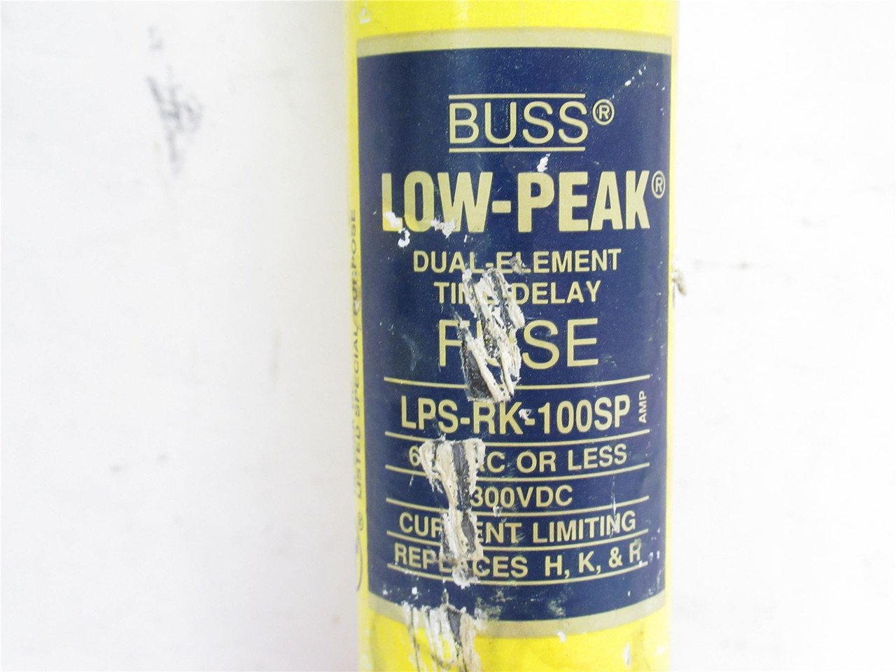 Bussmann LPS-RK-100SP; Time Delay Fuse; 100A; 600VAC/300VDC