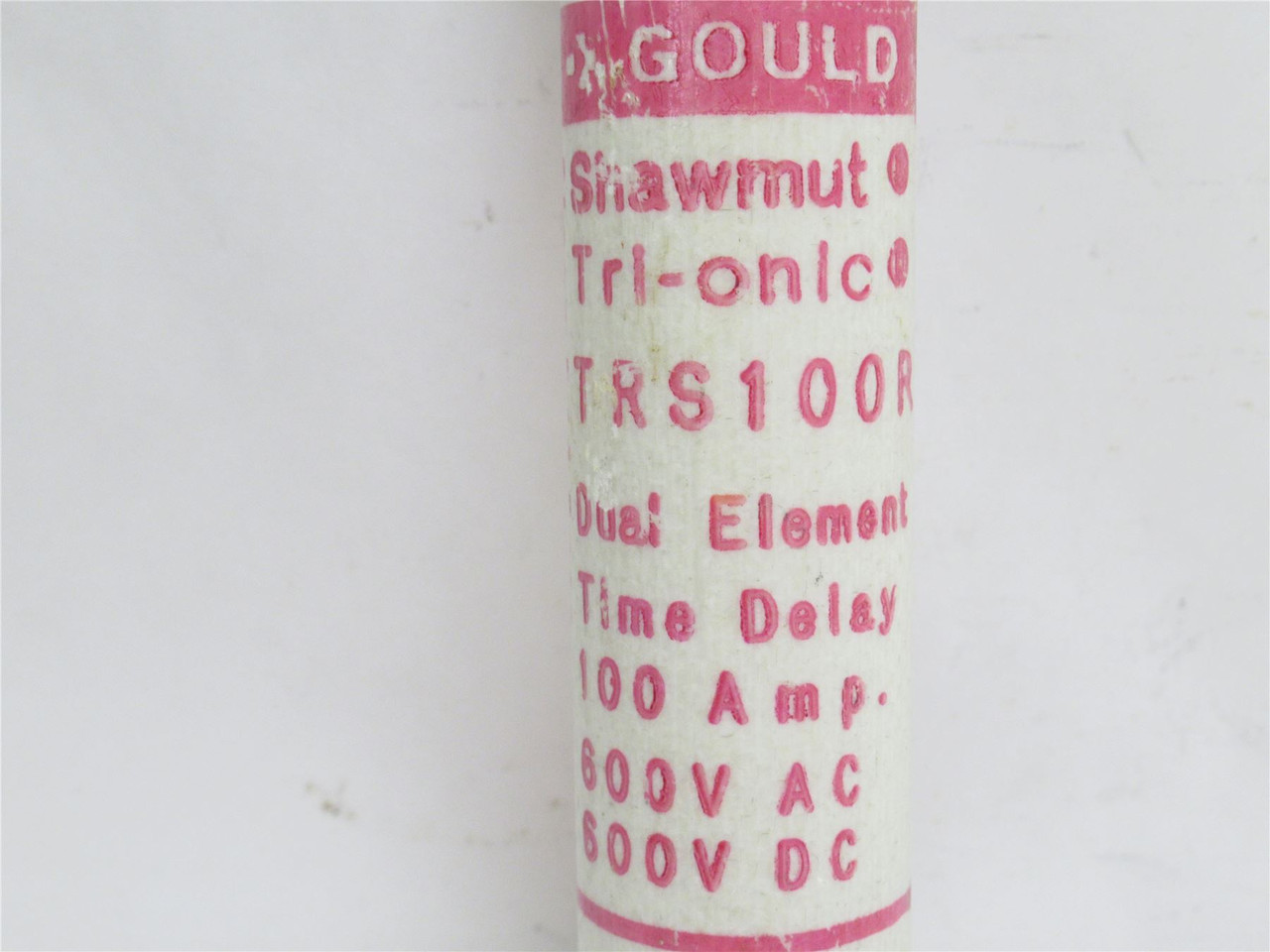 Gould TRS100R; Dual Element Time Delay Fuse; 100A; 600VAC