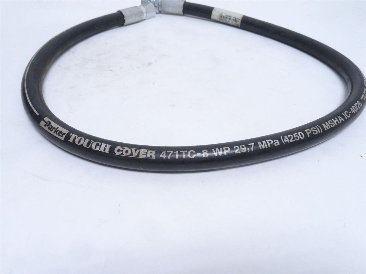 Parker F471TC060612121223750; Hose Assy 1/2JIC x 3/4JIC 45"L