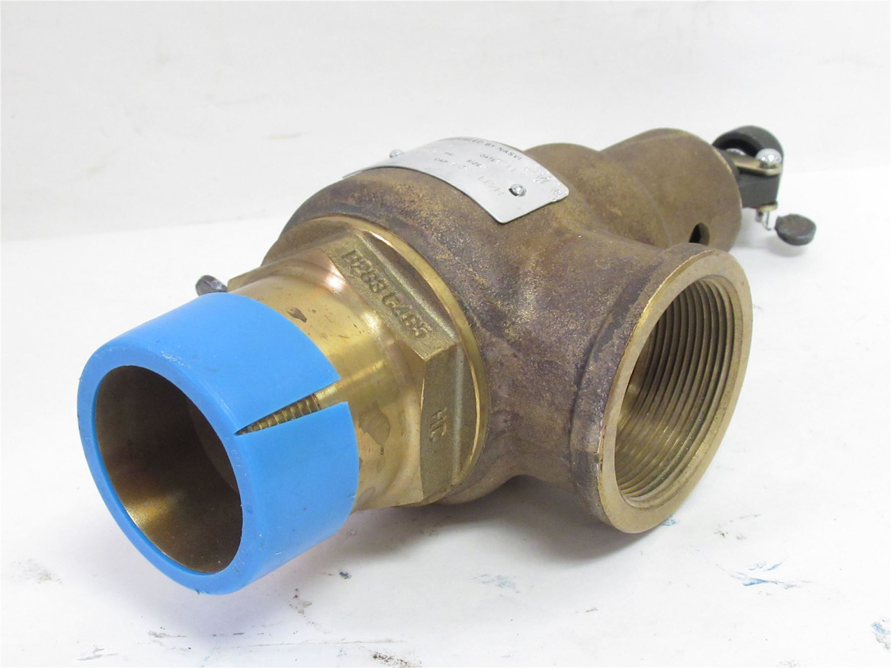 Kunkle 6010HHM01-LM; Bronze Relief Valve; 2"; 70PSI; 3578LB/H