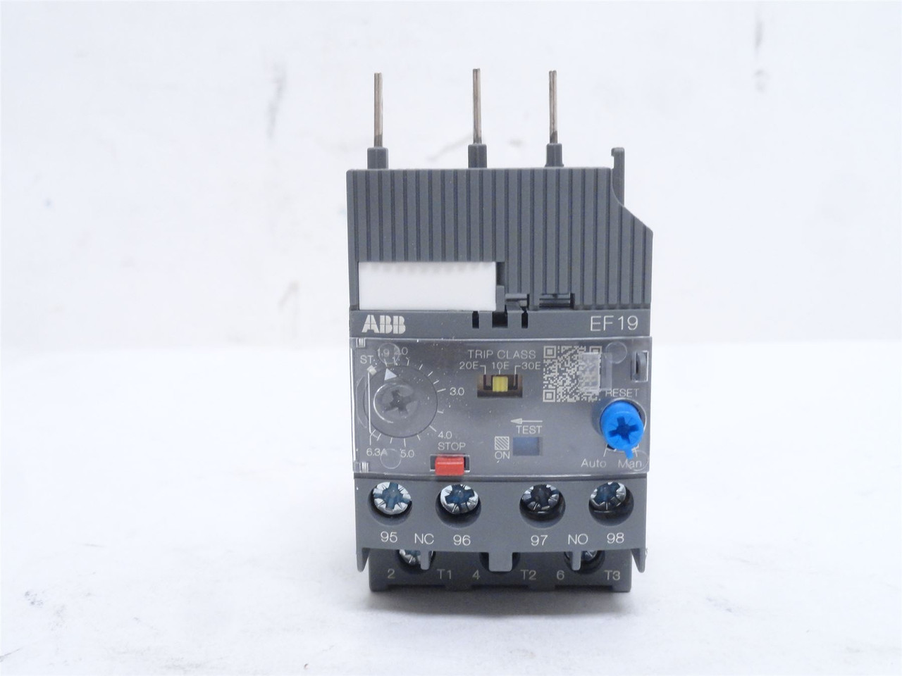 ABB EF19-6.3; Overload Relay; 1.9-6.3A; 3P; 600VAC