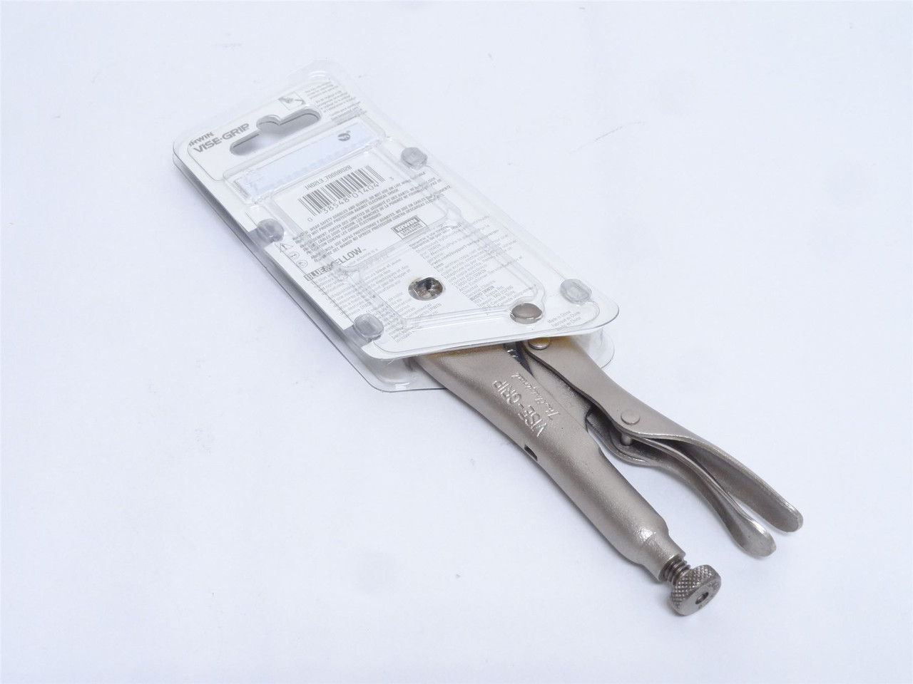 Irwin 1402L3; Long Nose Locking Pliers W/Wire Cutters; 6"