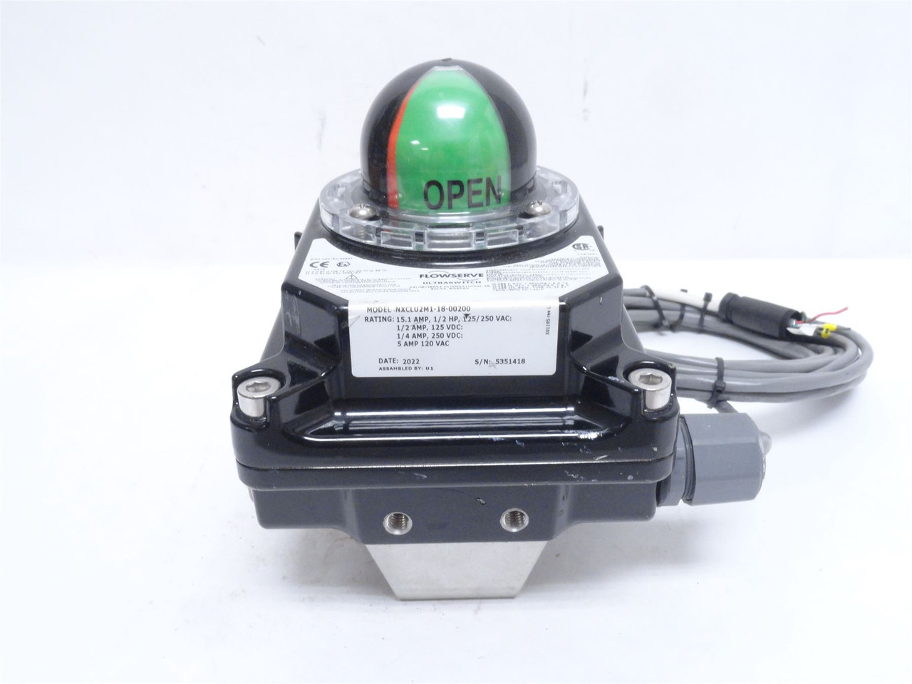 Flowserve ANXCLU2M1-18-00200; Automax WS & XCL Limit Switch