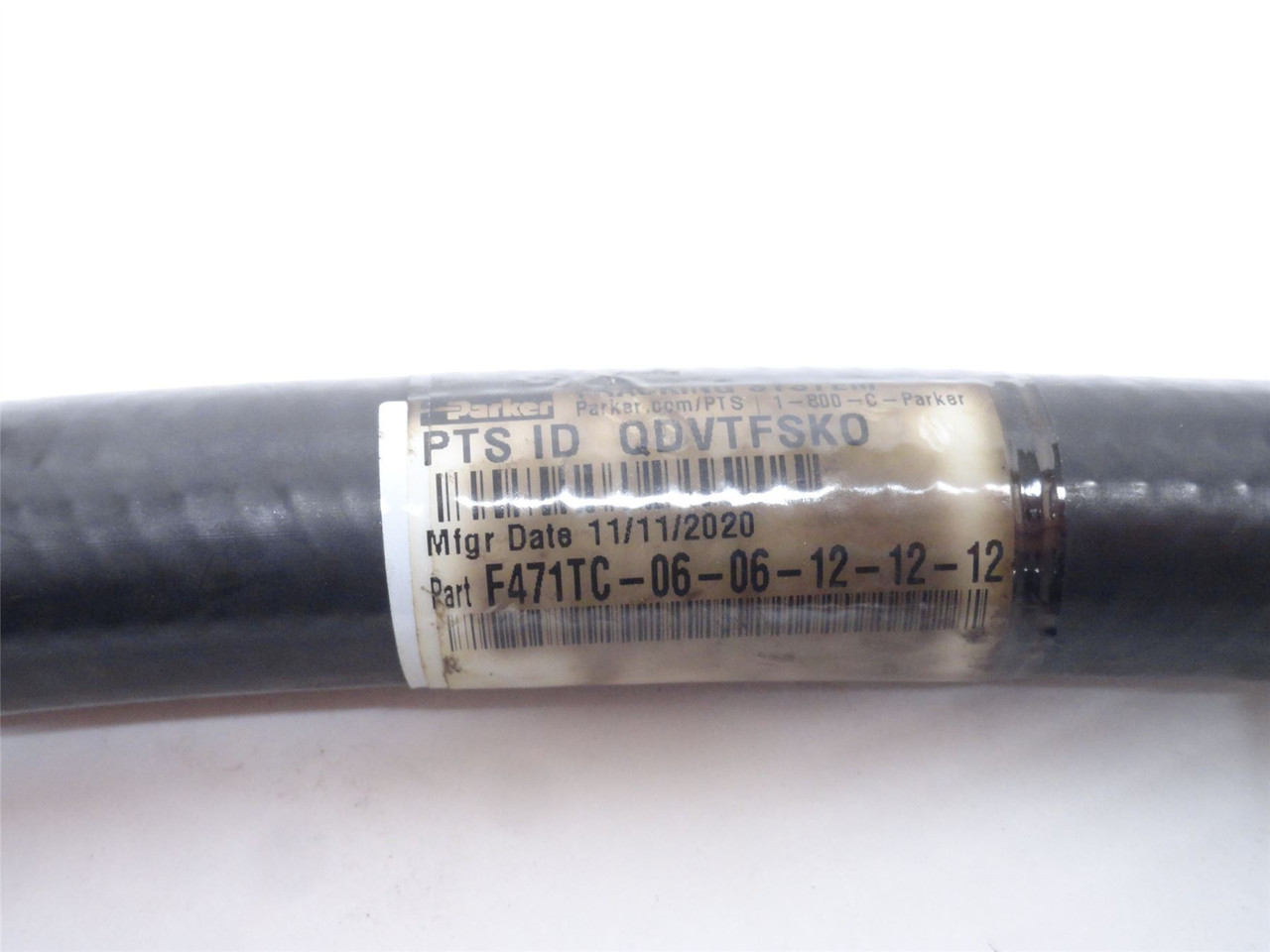 Parker F471TC-06-06-12-12-12-41; Hose; 3/4 JIC x 3/4 JIC 41"L