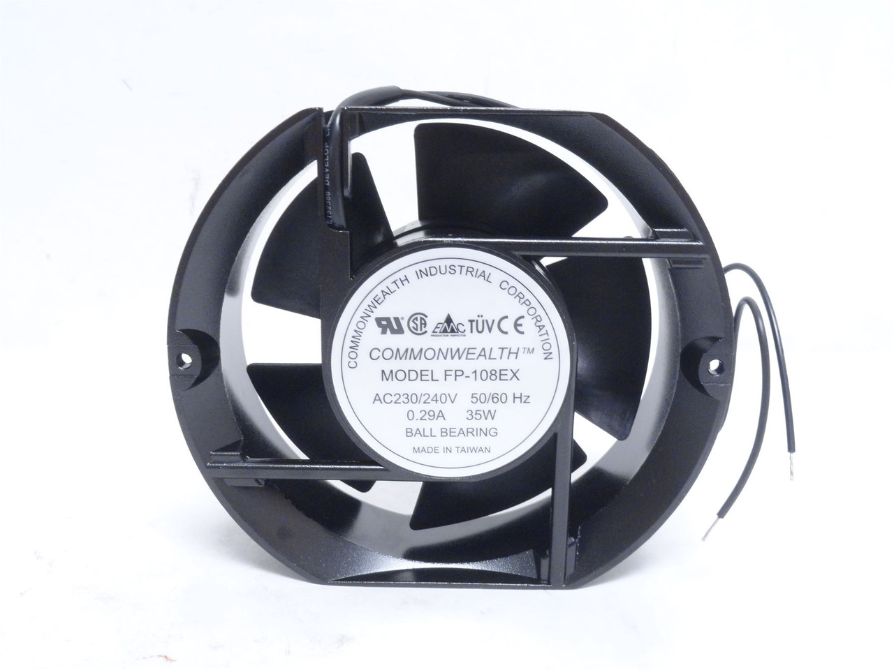 Commonwealth FP-108EX; Tube Axial Fan; 220VAC; 172x150x5mm