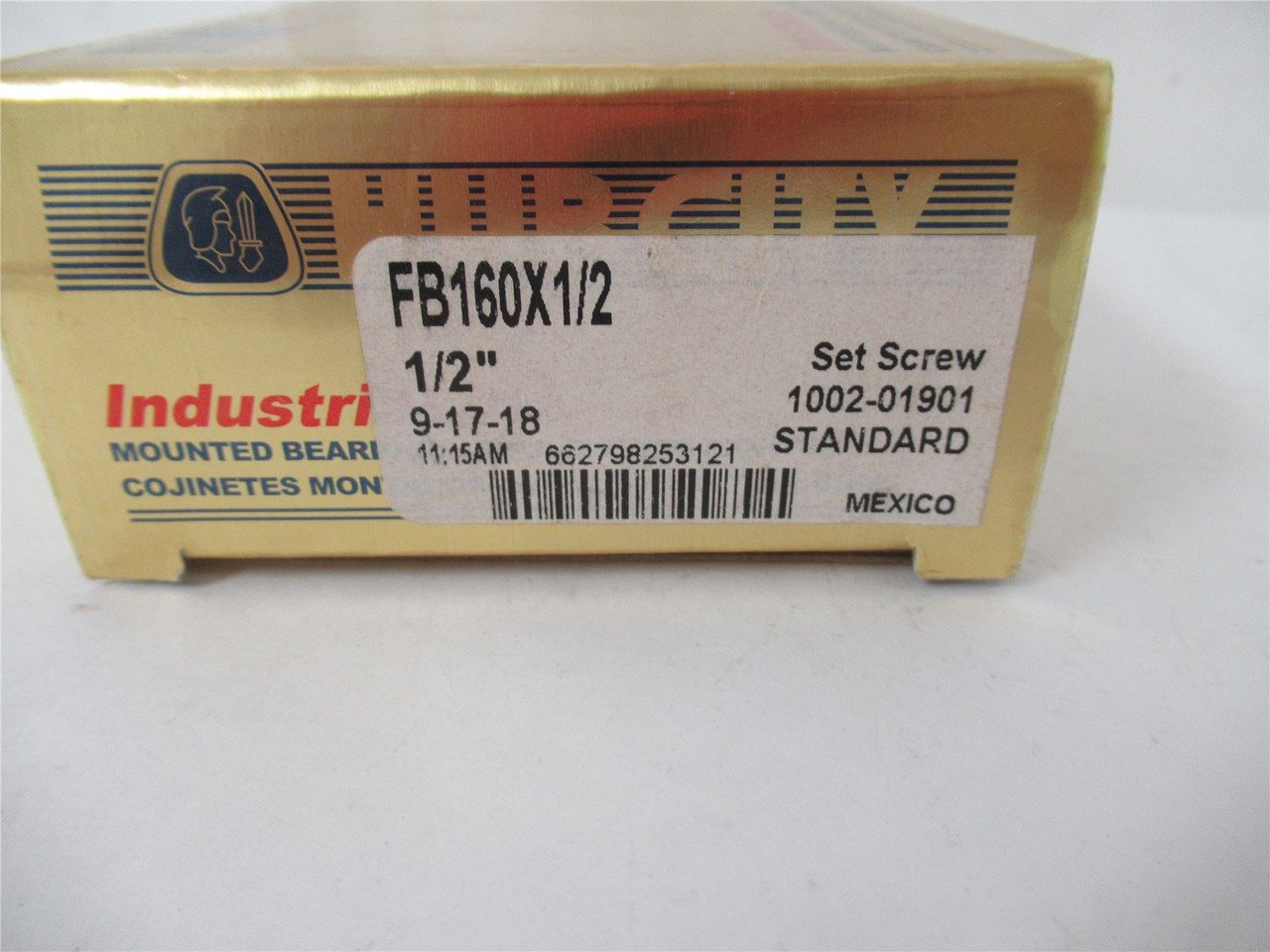 Hub City FB160X1/2;  2-Bolt Flange Bearing 1/2" Bore