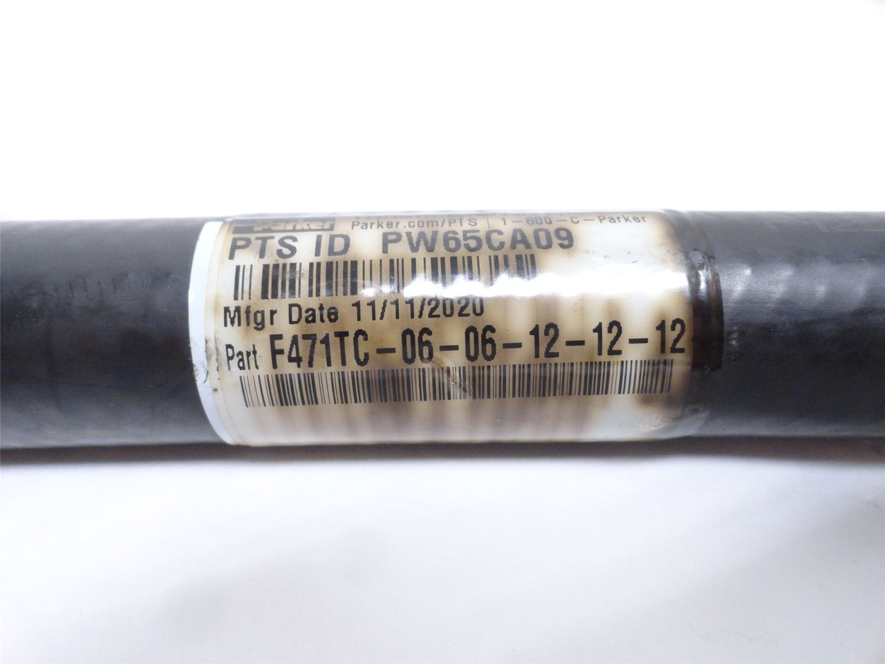 Parker F471TC-06-06-12-12-12-24; Hose 3/4" Tube x 3/4 JIC 24"L