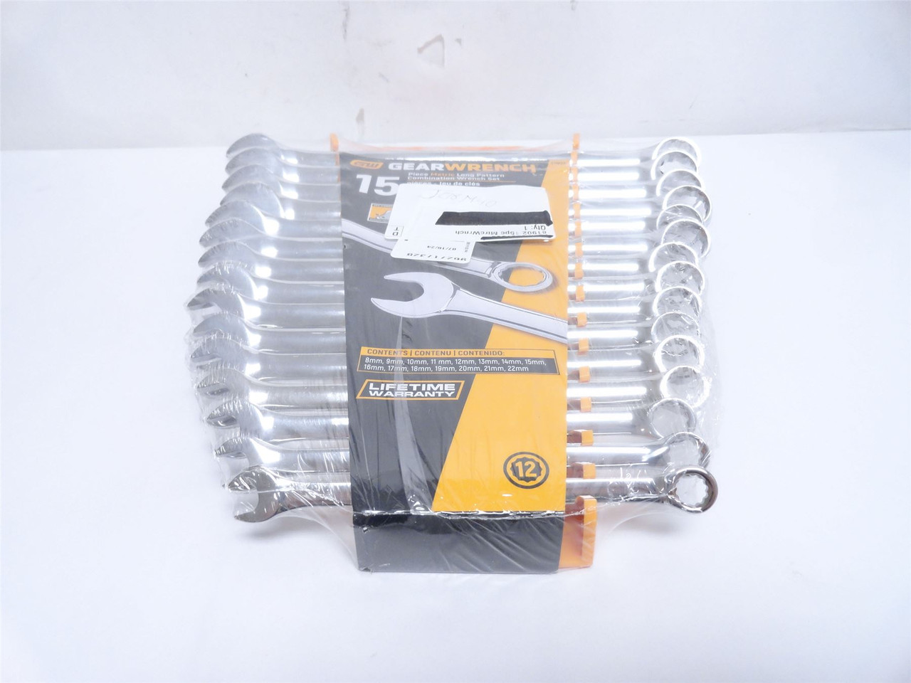 Apex Tools 81902; Metric Combination Wrench Set; Long Pattern