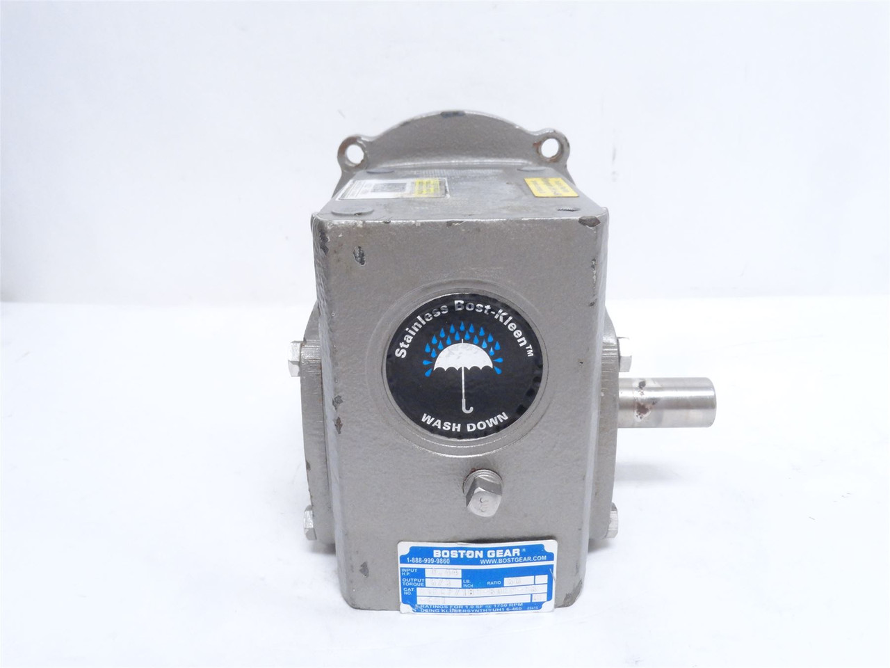 Boston Gear SBKCF718B-50KP-B5-GS1; Gear Reducer 50:1 Ratio; RA