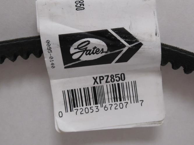 Gates XPZ850; Metric V-Belt 9426-10850; 850mm; 10mm Wide