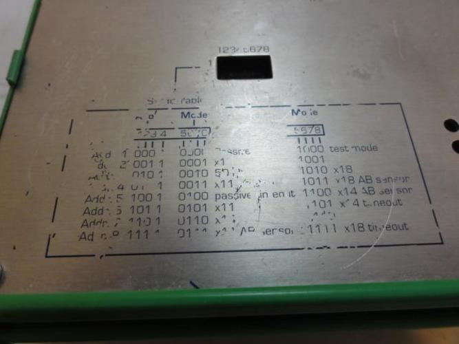 Marel PLC88-C; Circuit Board PLC Dipswitch