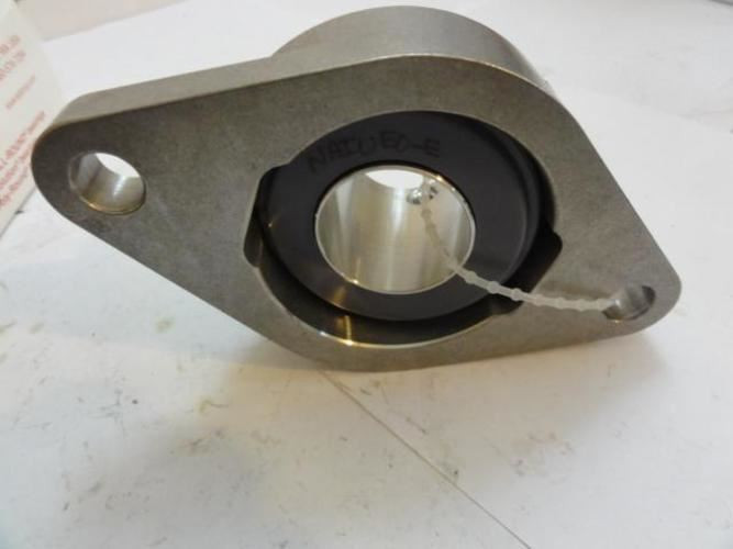 EDT NA2AE7-1 7/16; Flange Bearing; Poly- SS 2 bolt; 1-7/16"ID